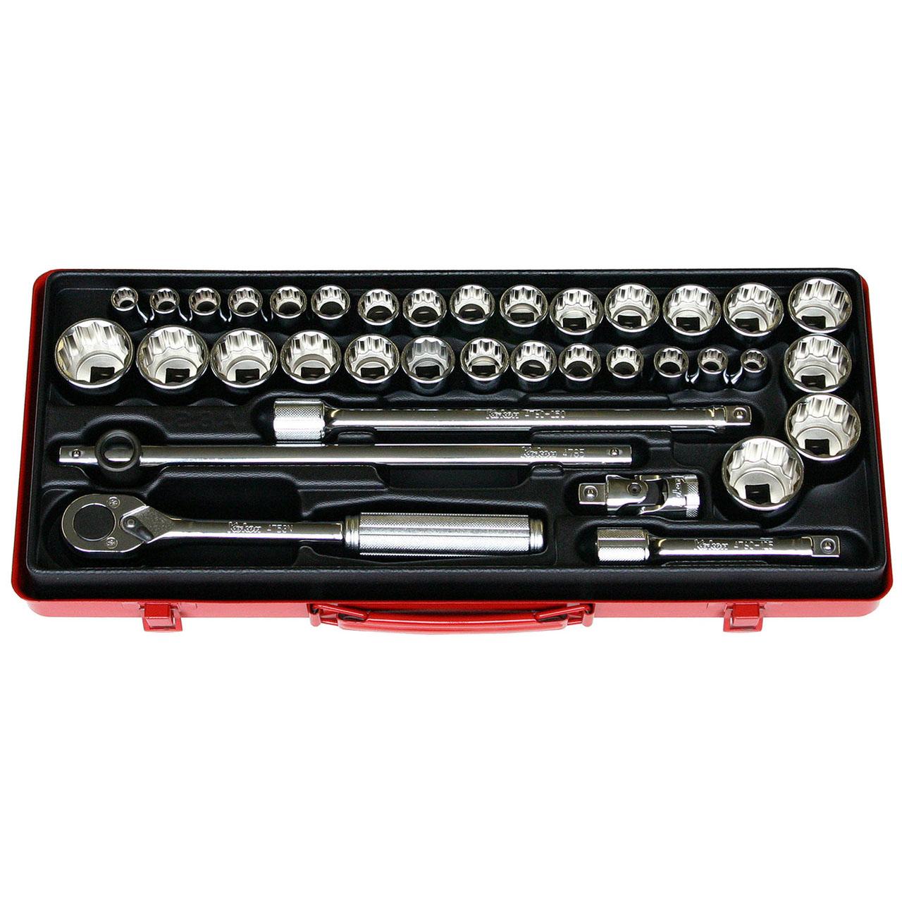 Ko-ken 4279AM 1/2 Sq. Dr. Socket set   12 point   38 pieces Sale
