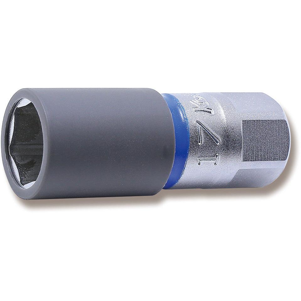 Ko-ken 4300PMZ.65-17 1/2 Sq. Dr. Wheel Nut Socket  17mm Extra Thin walled Length 65mm Color coded Protector Sale