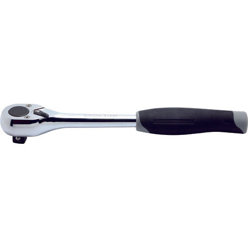 Ko-ken 4753JB 1/2 Sq. Dr. Ratchet Handle  24 teeth  Length 250mm Push Button Plastic Handle Online Hot Sale
