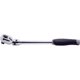 Ko-ken 4774JB 1/2 Sq. Dr. Ratchet Handle  24 teeth Flexible Head Length 330mm Push Button Plastic Handle Hot on Sale