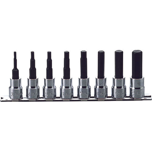 Ko-ken RS3010M/8-L38 3/8 Sq. Dr. Bit Socket set  3mm-12mm Hex 200mm  8 pieces Online Hot Sale