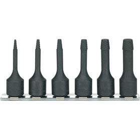 Ko-ken RS3129/6-L60 3/8 Sq. Dr. Bolt Twister set  2mm-10mm  150mm  6 pieces Supply