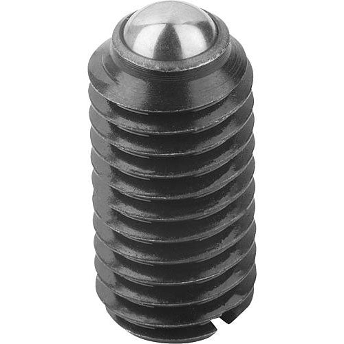 KIPP K0309.2A6 SPRING PLUNGER INTENSIFIED SPRING FORCE D=5/8-11 L=24, STEEL, COMP:BALL STEEL Online Hot Sale