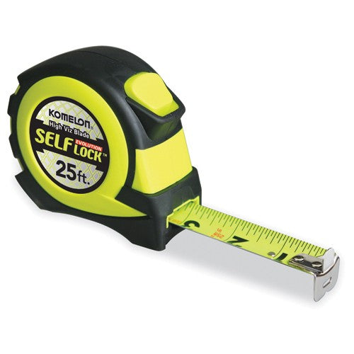 Komelon MZ55EV2825 1"WX25′ L NEON YELLOW TAPE MEASURE Online now