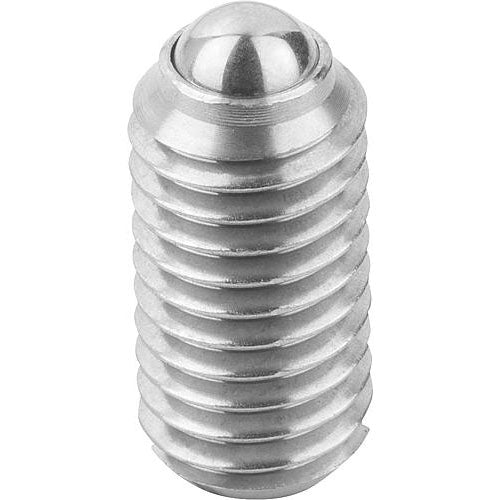 KIPP K0310.2A6 SPRING PLUNGER INTENSIFIED SPRING FORCE D=5/8-11 L=24, STAINLESS STEEL, COMP:BALL STAINLESS STEEL, PU=10 Online now