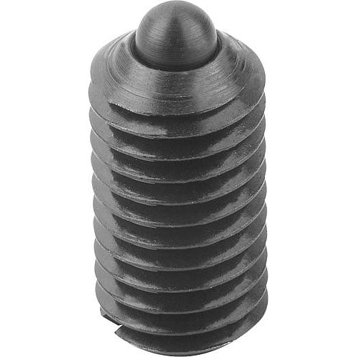 KIPP K0313.112 SPRING PLUNGER LIGHT SPRING FORCE D=M12, L=22, STEEL, COMP:PIN STEEL, PU=10 Sale