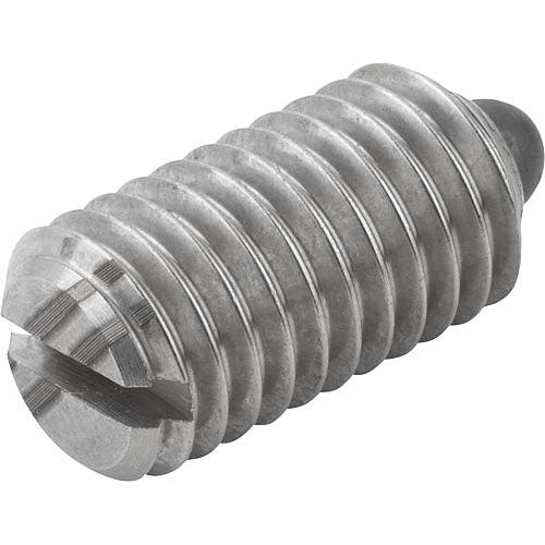 KIPP K0314.212 SPRING PLUNGER INTENSIFIED SPRING FORCE D=M12 L=22, STAINLESS STEEL, COMP:PIN STAINLESS STEEL, PU=5 Online