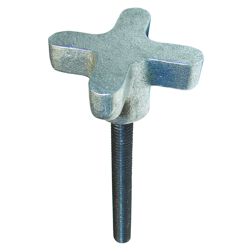 Morton SG80HKS5017A Aluminum Clamping Knob Assembly – 1/2-13 Thread Size, 1-3/4 Thread Length, 2-1/2 Knob Height Supply