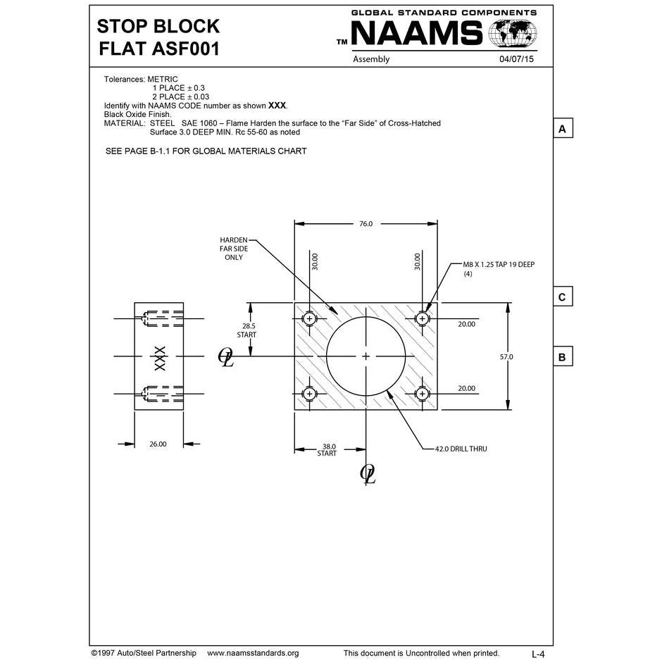 NAAMS Stop Block ASF001 Fashion