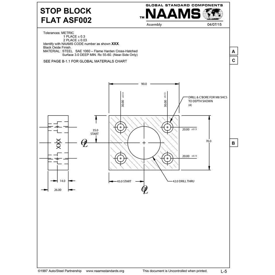 NAAMS Stop Block ASF002 on Sale