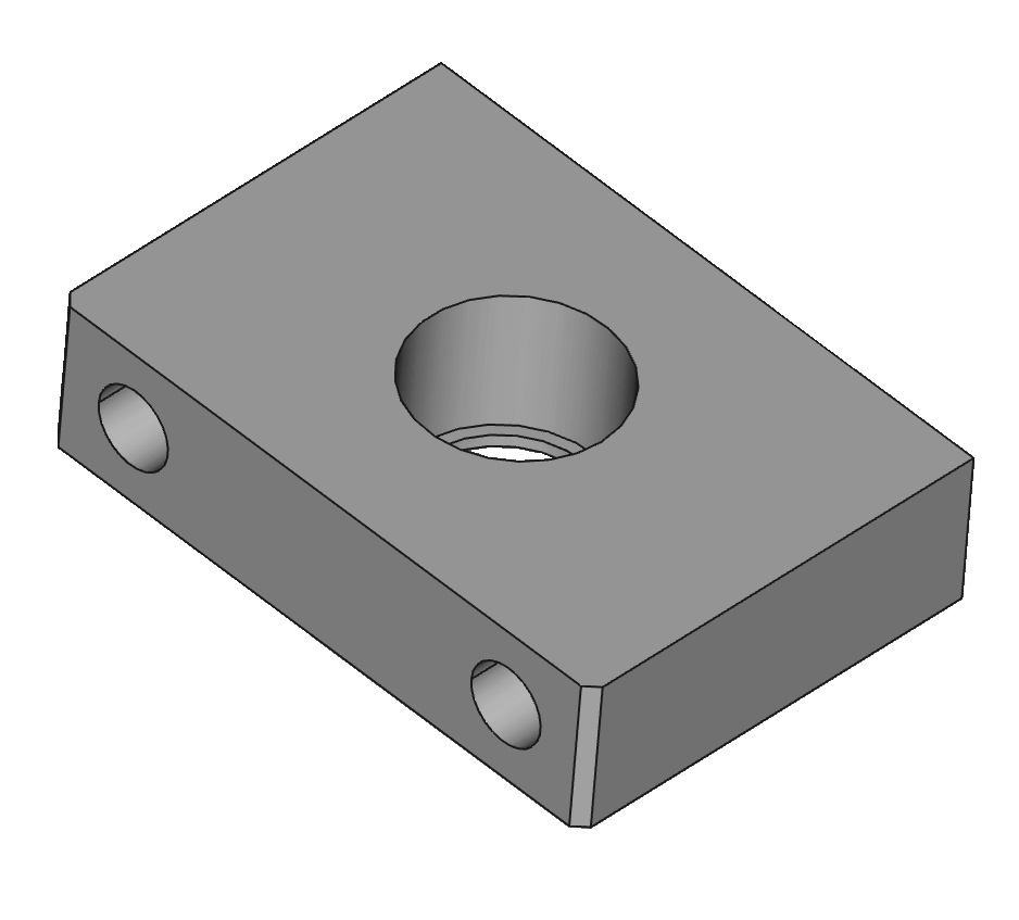 NAAMS Trunnion Block 32mm Bore ACT140 Fashion