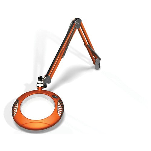 O.C. White KC53624004BO Green-LiteÆ 7-1/2″ Brilliant Orange Round LED Magnifier; 43″ Reach; Table Edge Clamp Supply