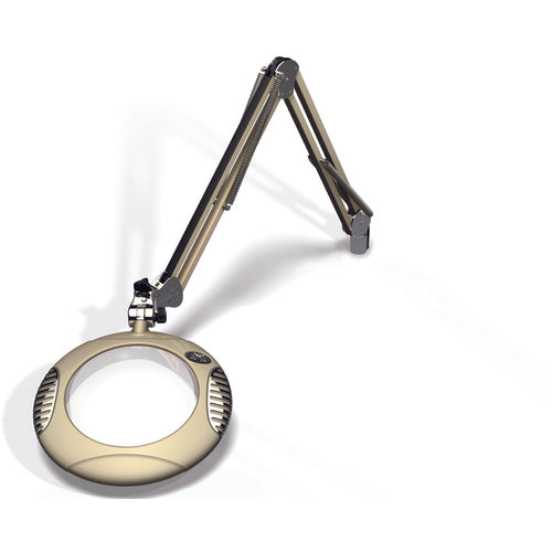 O.C. White KC53624004 Green-LiteÆ 7-1/2″ Shadow White Round LED Magnifier; 43″ Reach; Table Edge Clamp Supply