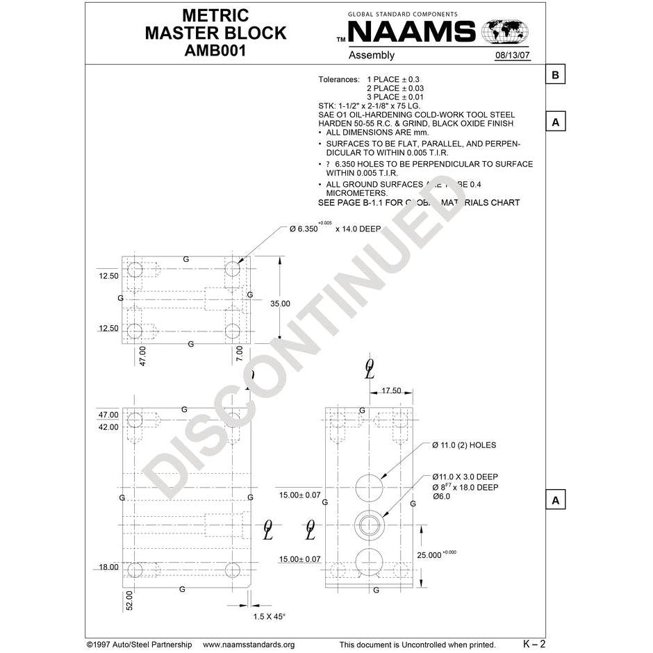 NAAMS Master Block AMB001 Online Sale