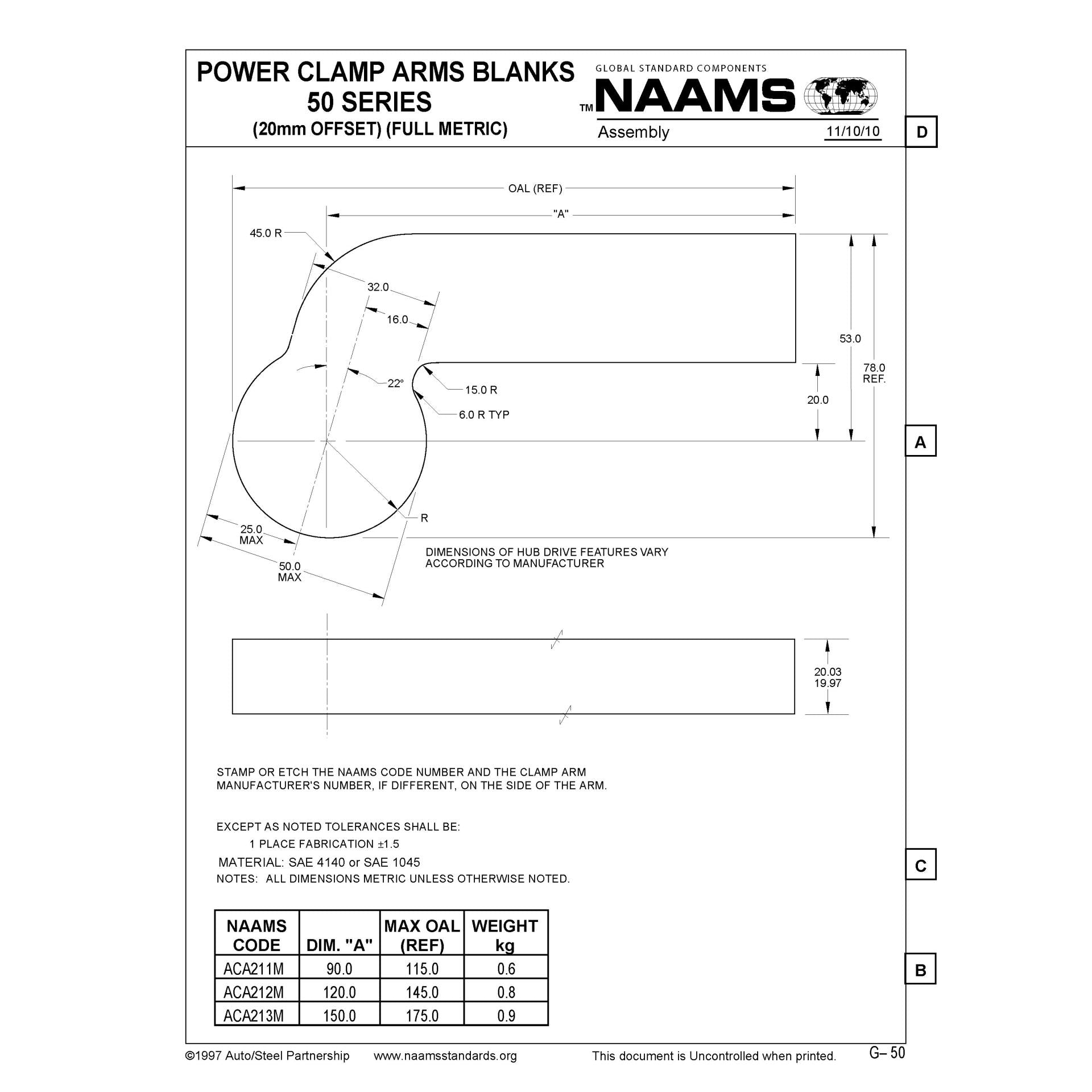 NAAMS Power Clamp ACA211M-P Supply