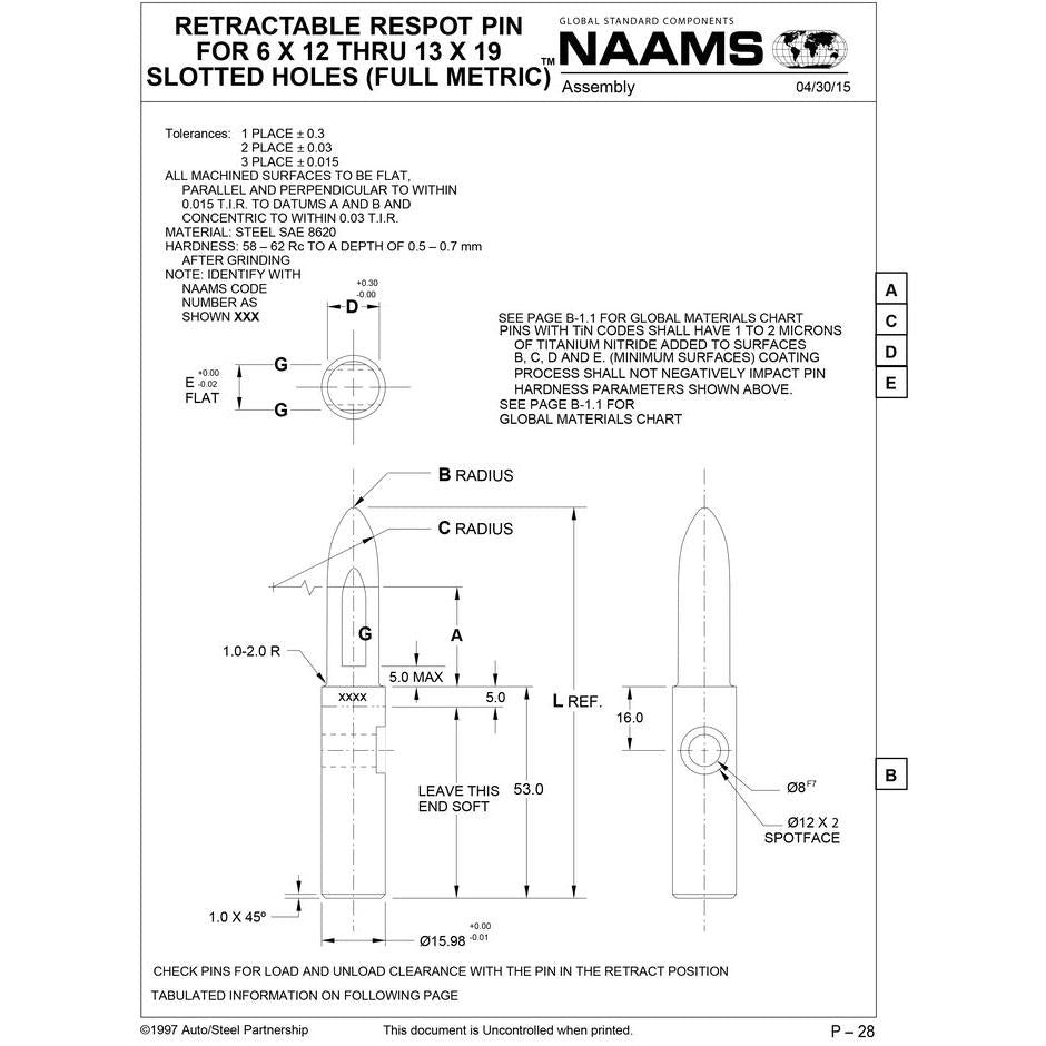 NAAMS Respot Pin ARE084ST on Sale