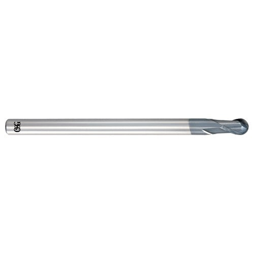 OSG USA, Inc. TP483106601 6 mm Dia. ?6 mm Shank ?12 mm DOC ?90 mm OAL, Carbide WXL, 2 Flute, Round, Ballnose End Mill Fashion