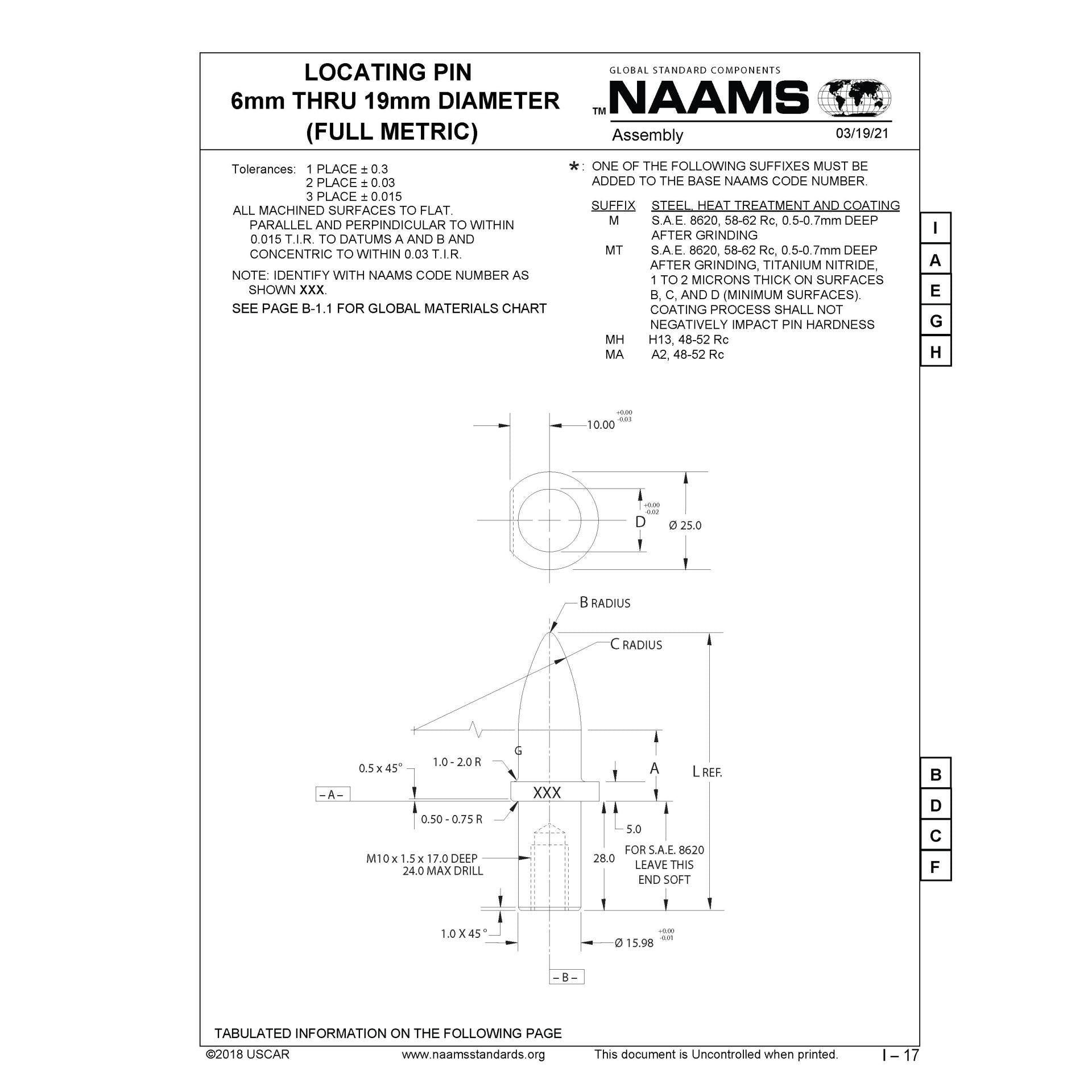 NAAMS Respot Pin ARP166MH Online now