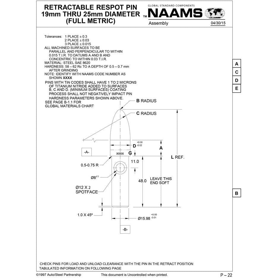 NAAMS Respot Pin ARP199R on Sale