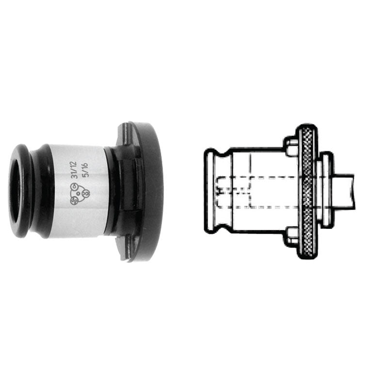 Parlec GM9220050N Positive Tap Adapter – 1/2" NPT – Adapter Size 2 Online now