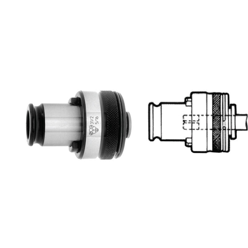 Parlec GM9210T12 Tension/Compres Tap Adapters-#12 – Adapter Size 1 Online Sale
