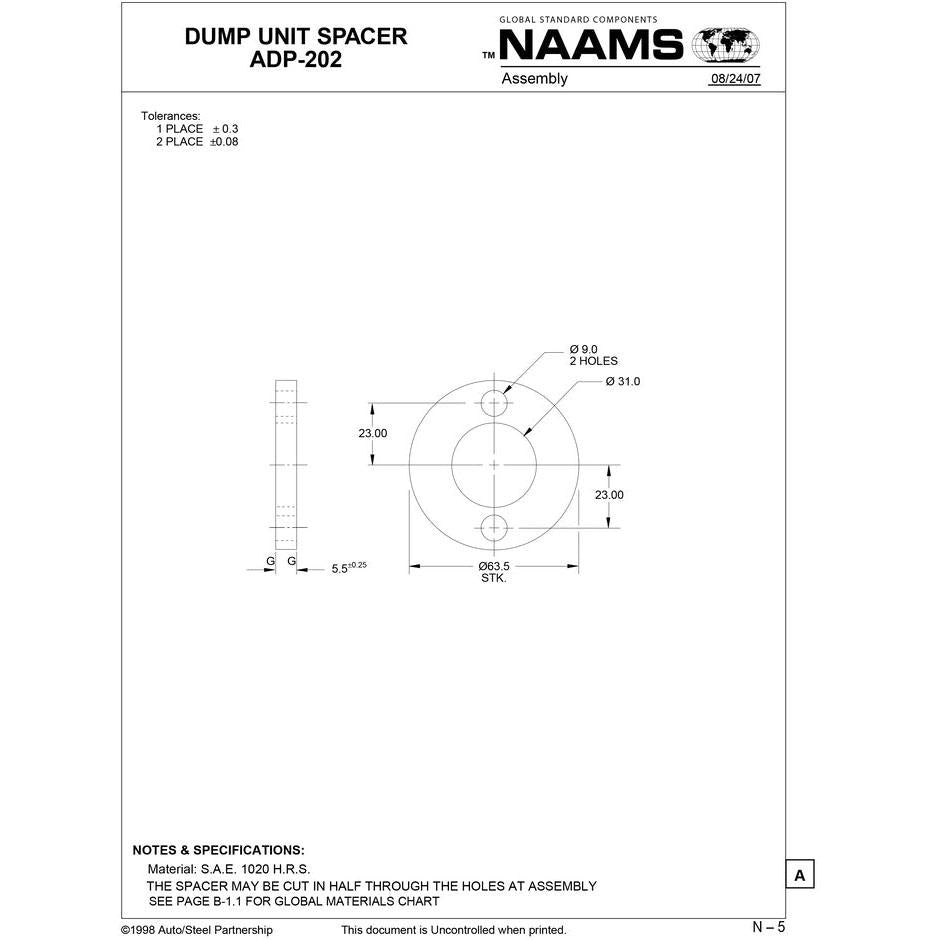 NAAMS Spacer ADP202 Hot on Sale