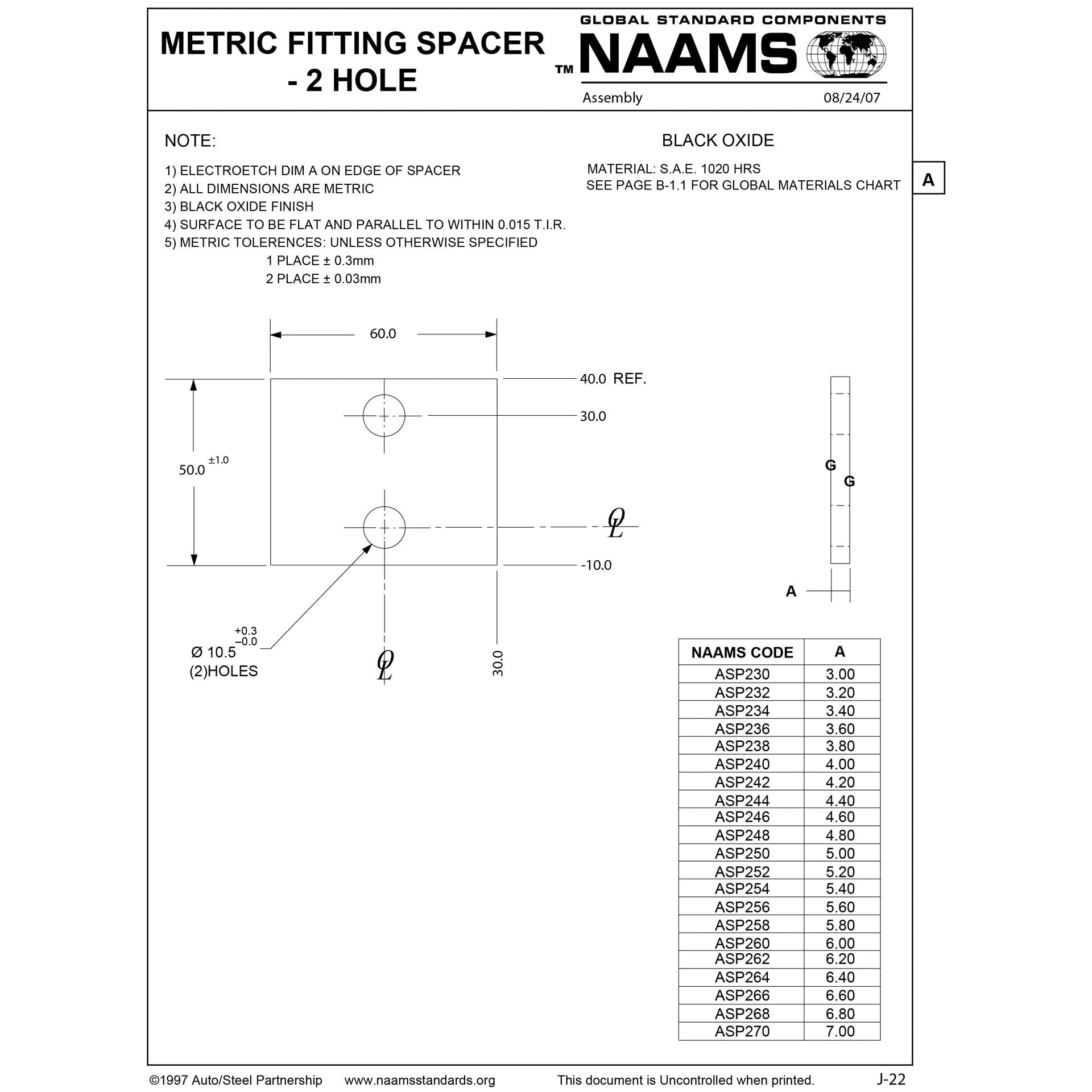 NAAMS Spacer ASP264 – DSCP092-M640 Fashion
